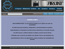 Tablet Screenshot of eroint.com.mx